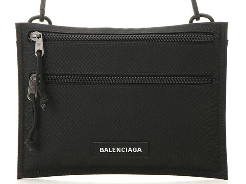 Balenciaga Explorer Sacoge Shoulder Bag Black